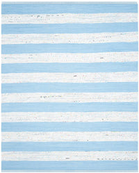 Safavieh Montauk Mtk720C Ivory / Turquoise Striped Area Rug