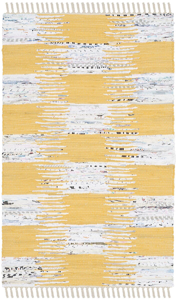 Safavieh Montauk Mtk721A Yellow / Multi Geometric Area Rug