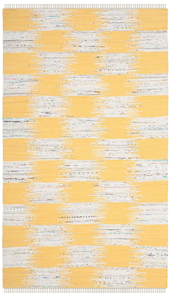 Safavieh Montauk Mtk721A Yellow / Multi Geometric Area Rug