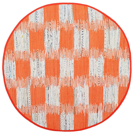 Safavieh Montauk Mtk721B Orange / Multi Rugs.