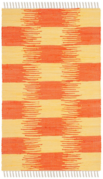 Safavieh Montauk Mtk721C Yellow / Orange Geometric Area Rug