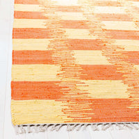 Safavieh Montauk Mtk721C Yellow / Orange Geometric Area Rug