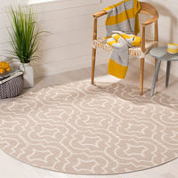 Safavieh Montauk Mtk722A Grey / Ivory Geometric Area Rug