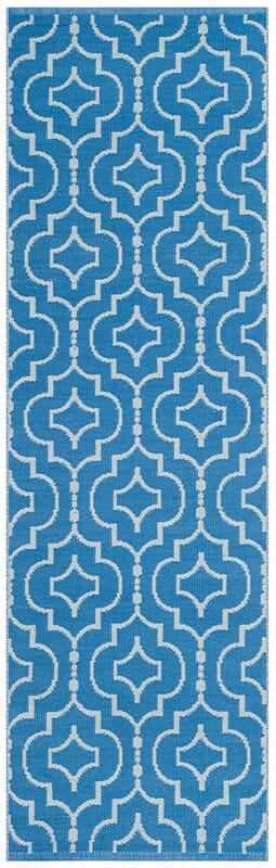 Safavieh Montauk Mtk722C Blue / Ivory Geometric Area Rug