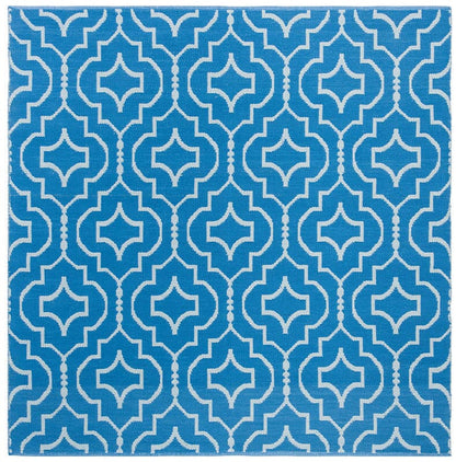 Safavieh Montauk Mtk722C Blue / Ivory Geometric Area Rug