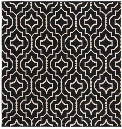 Safavieh Montauk Mtk722D Black / Ivory Geometric Area Rug