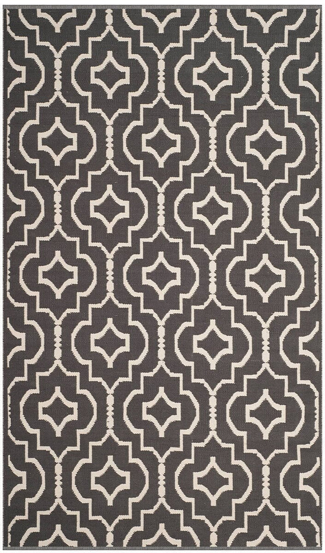 Safavieh Montauk Mtk722E Dark Grey / Ivory Rugs.