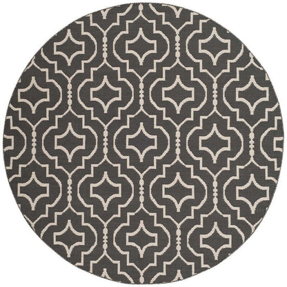 Safavieh Montauk Mtk722E Dark Grey / Ivory Geometric Area Rug