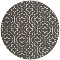 Safavieh Montauk Mtk722E Dark Grey / Ivory Geometric Area Rug