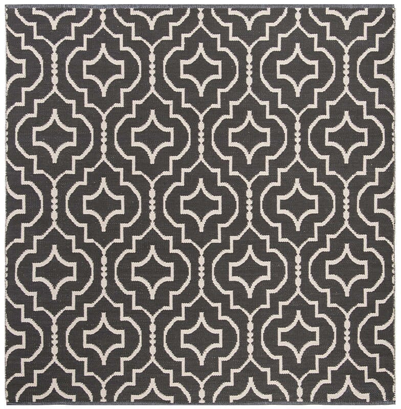 Safavieh Montauk Mtk722E Dark Grey / Ivory Geometric Area Rug