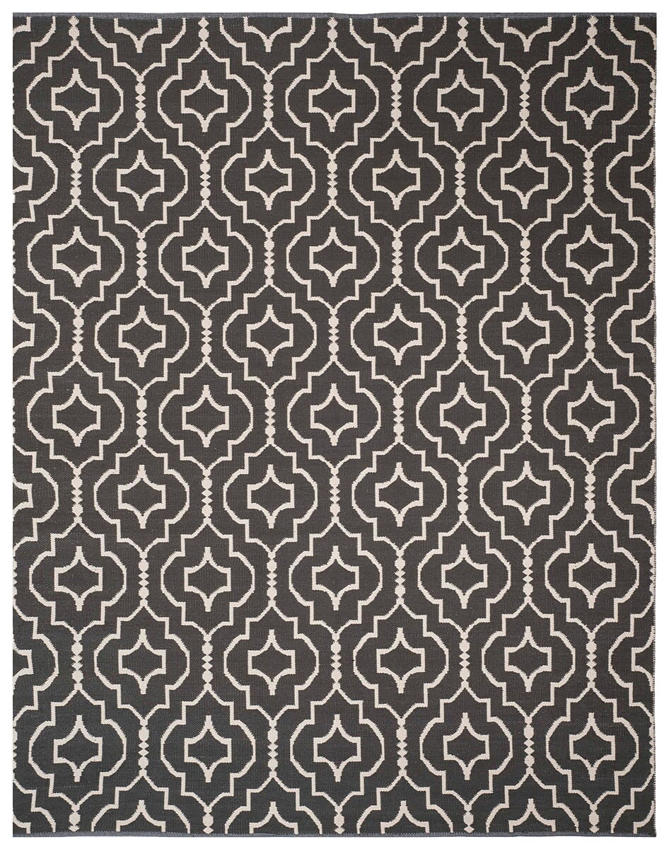 Safavieh Montauk Mtk722E Dark Grey / Ivory Geometric Area Rug