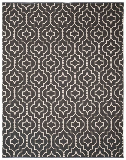 Safavieh Montauk Mtk722E Dark Grey / Ivory Geometric Area Rug