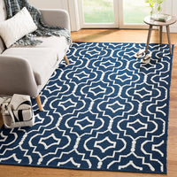 Safavieh Montauk Mtk722H Navy / Ivory Geometric Area Rug