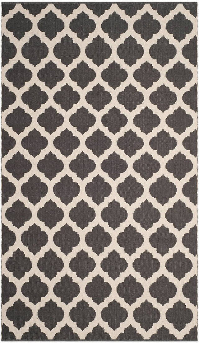 Safavieh Montauk Mtk723E Dark Grey / Ivory Rugs.