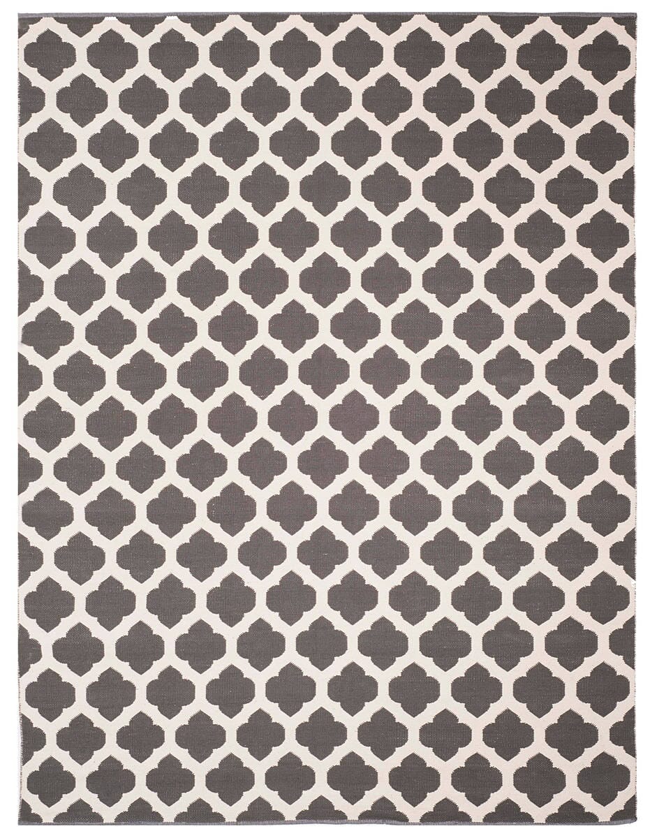 Safavieh Montauk Mtk723E Dark Grey / Ivory Geometric Area Rug