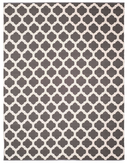 Safavieh Montauk Mtk723E Dark Grey / Ivory Geometric Area Rug