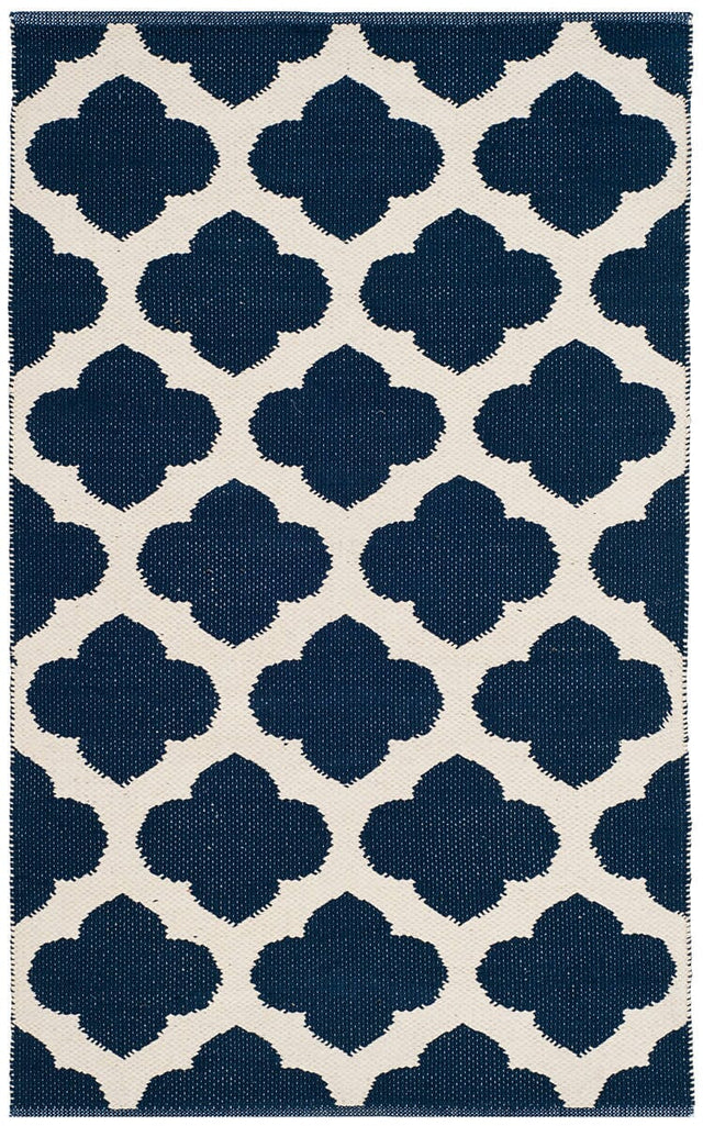 Safavieh Montauk Mtk723H Navy / Ivory Rugs.