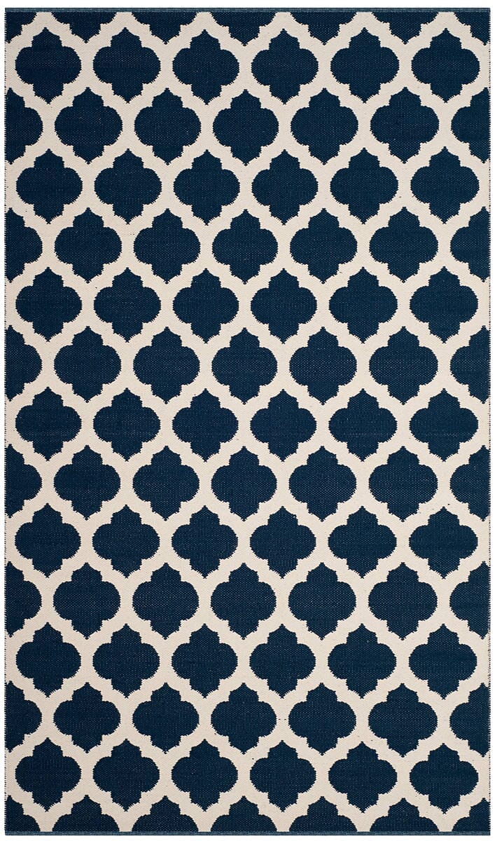 Safavieh Montauk Mtk723H Navy / Ivory Geometric Area Rug