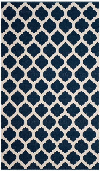 Safavieh Montauk Mtk723H Navy / Ivory Geometric Area Rug