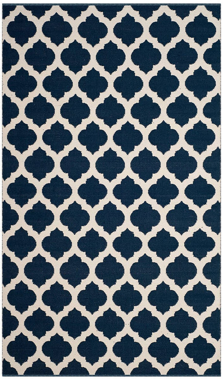 Safavieh Montauk Mtk723H Navy / Ivory Rugs.