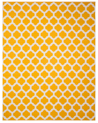 Safavieh Montauk Mtk723J Yellow / Ivory Geometric Area Rug