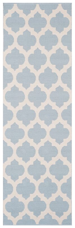 Safavieh Montauk Mtk723K Light Blue / Ivory Geometric Area Rug