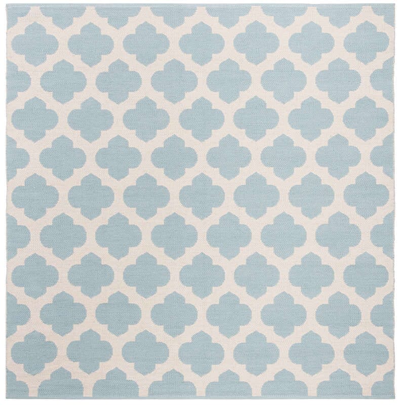 Safavieh Montauk Mtk723K Light Blue / Ivory Geometric Area Rug