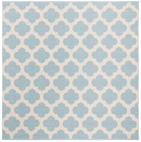 Safavieh Montauk Mtk723K Light Blue / Ivory Geometric Area Rug