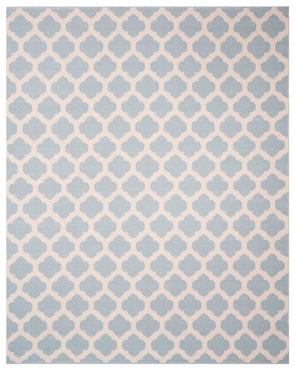 Safavieh Montauk Mtk723K Light Blue / Ivory Geometric Area Rug