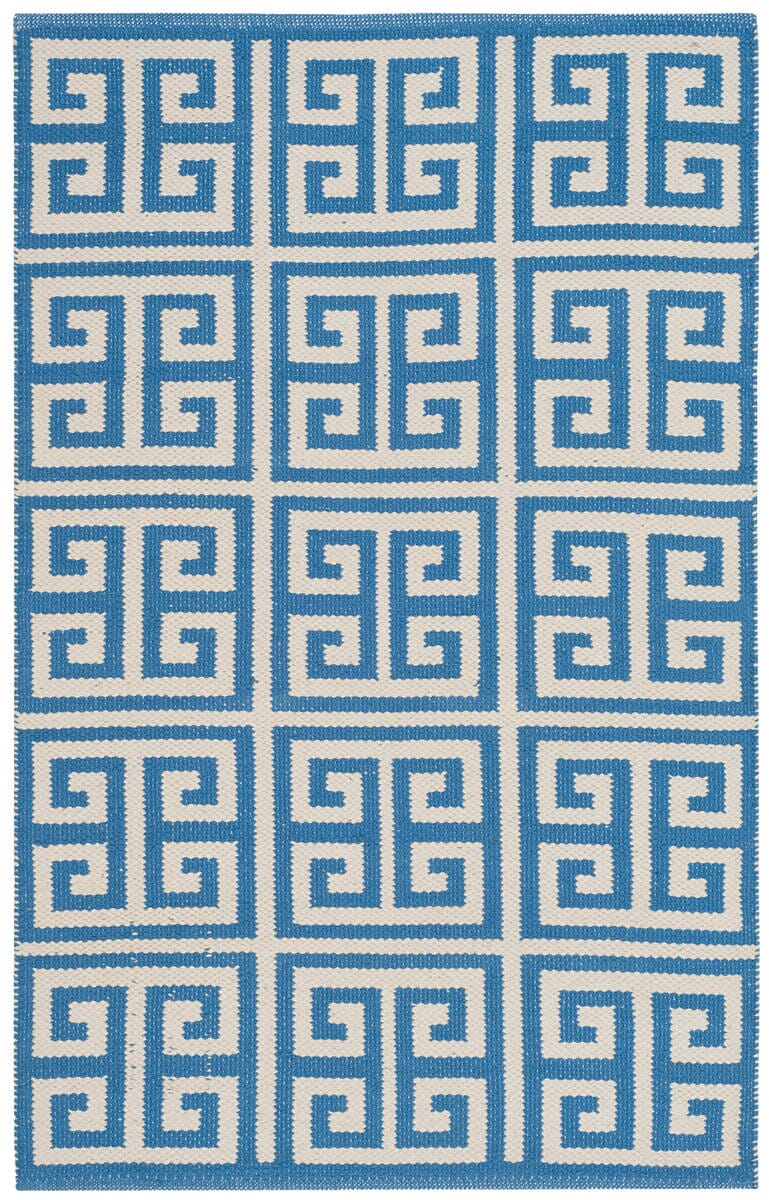 Safavieh Montauk Mtk724C Blue / Ivory Geometric Area Rug