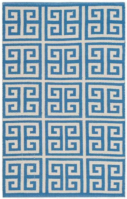 Safavieh Montauk Mtk724C Blue / Ivory Geometric Area Rug