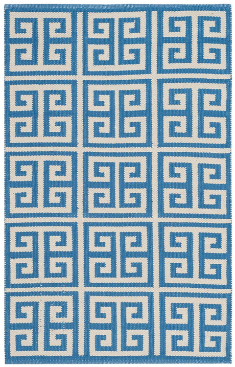 Safavieh Montauk Mtk724C Blue / Ivory Rugs.