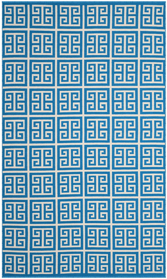 Safavieh Montauk Mtk724C Blue / Ivory Geometric Area Rug