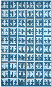Safavieh Montauk Mtk724C Blue / Ivory Geometric Area Rug