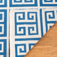 Safavieh Montauk Mtk724C Blue / Ivory Geometric Area Rug