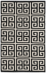 Safavieh Montauk Mtk724D Black / Ivory Rugs.
