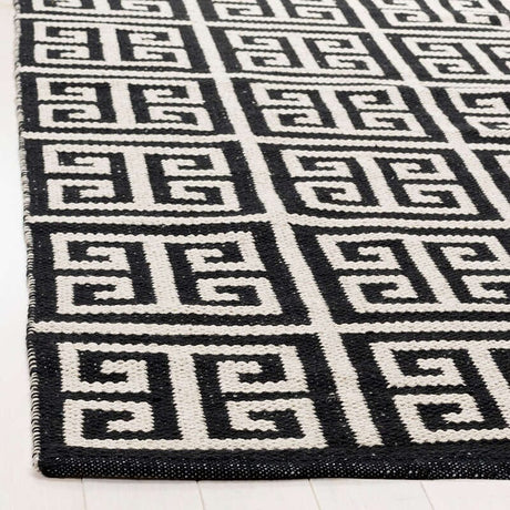 Safavieh Montauk Mtk724D Black / Ivory Rugs.