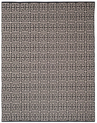 Safavieh Montauk Mtk724D Black / Ivory Geometric Area Rug