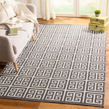 Safavieh Montauk Mtk724E Dark Grey / Ivory Rugs.