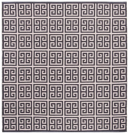 Safavieh Montauk Mtk724E Dark Grey / Ivory Geometric Area Rug