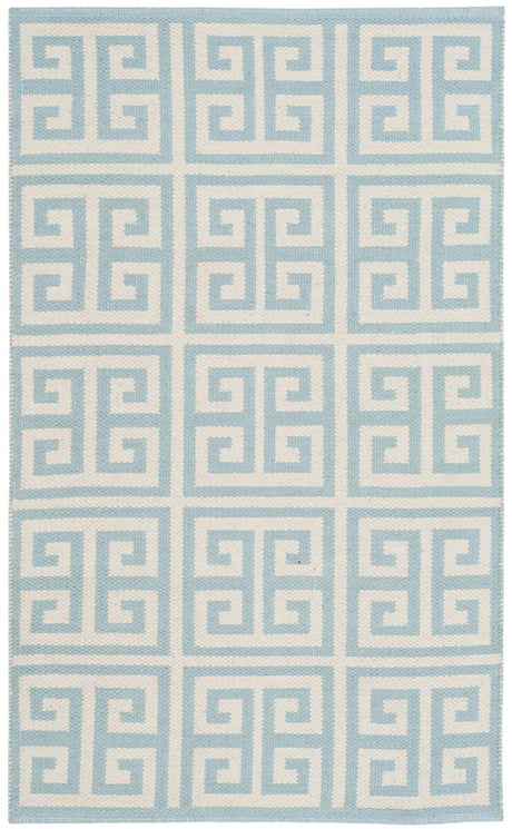 Safavieh Montauk Mtk724K Light Blue / Ivory Rugs.