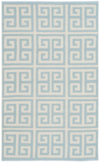 Safavieh Montauk Mtk724K Light Blue / Ivory Geometric Area Rug