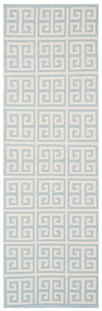 Safavieh Montauk Mtk724K Light Blue / Ivory Geometric Area Rug