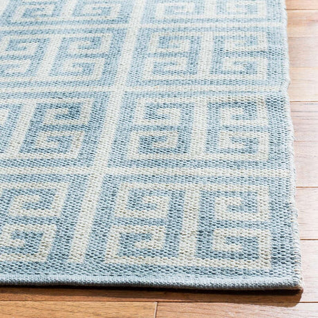 Safavieh Montauk Mtk724K Light Blue / Ivory Rugs.