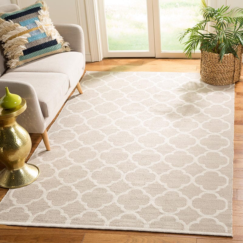 Safavieh Montauk Mtk725A Grey / Ivory Geometric Area Rug