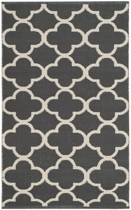 Safavieh Montauk Mtk725E Dark Grey / Ivory Rugs.