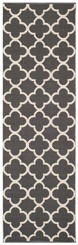 Safavieh Montauk Mtk725E Dark Grey / Ivory Geometric Area Rug