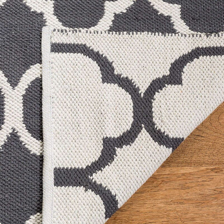 Safavieh Montauk Mtk725E Dark Grey / Ivory Rugs.