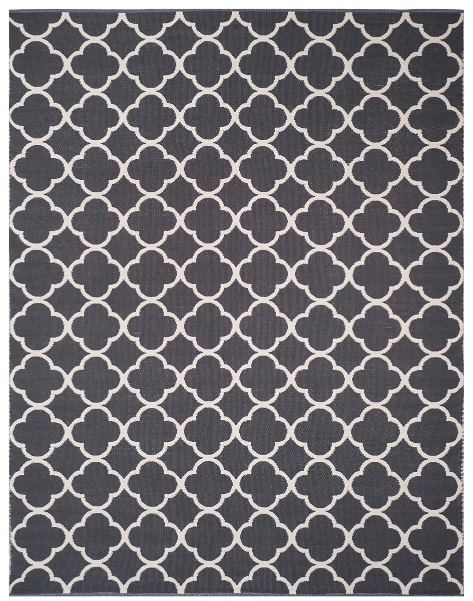 Safavieh Montauk Mtk725E Dark Grey / Ivory Rugs.