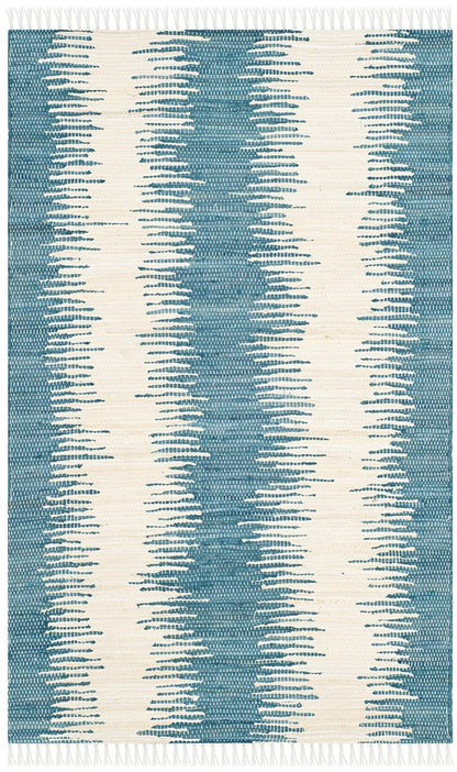 Safavieh Montauk Mtk751A Blue Striped Area Rug